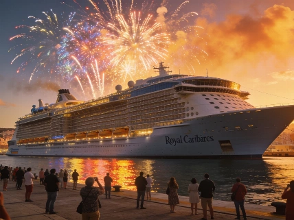 El crucero más grande del mundo debuta en Málaga