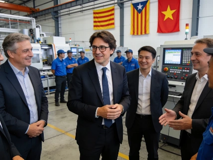 Salvador Illa impulsa lazos económicos entre Cataluña y Vietnam Español.News