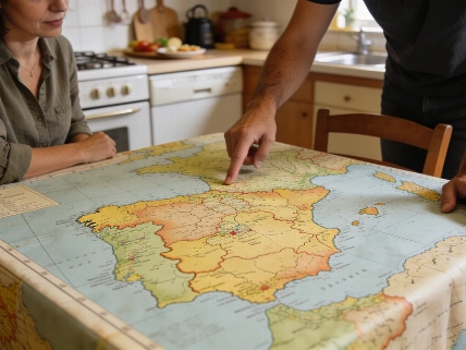 El mantel vintage de Carrefour vuelve a las mesas Español.News