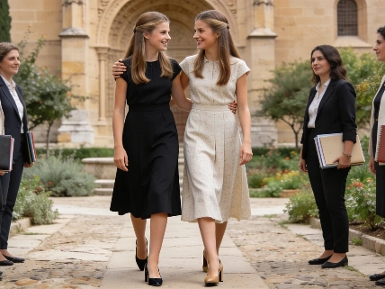 La Infanta Sofía debuta en Zaragoza con el respaldo inesperado de la Princesa Leonor