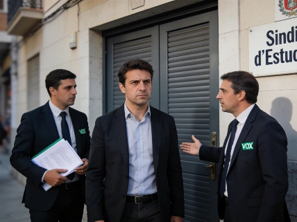 Polémica en Valencia por la entrada de un concejal de Vox en la sede del Sindicat d’Estudiants