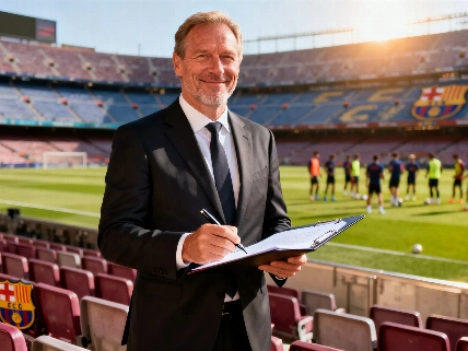El técnico alemán confirma el nuevo acuerdo con el club en rueda de prensa