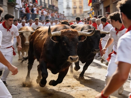 Tercer encierro de San Fermín 2026: velocidad y tensión en Pamplona