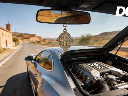 Polémica por campaña de la DGT sobre medallas religiosas en coches