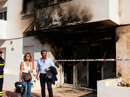 Tras el incendio en Magaluf, los vecinos se quedan sin hogar y esperan una solución de las autoridades