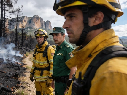 Prisión provisional para el presunto responsable del incendio en Peñas de Riglos Español.News