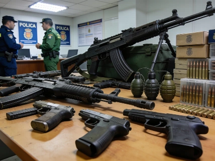 Desmantelada en Cataluña una red de armas dirigida desde prisión Español.News