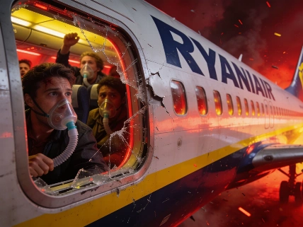 Pasajero de Ryanair sufre grave accidente tras rotura de ventanilla en vuelo Español.News