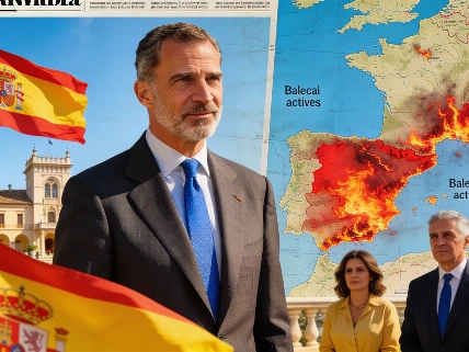 Felipe VI expresa inquietud por los incendios en su agenda en Baleares Español.News
