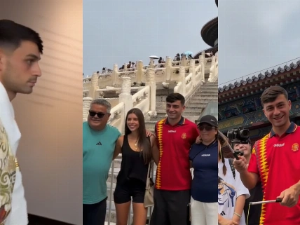 Pedri revoluciona China con su viaje tras el Mundial y un look inesperado Español.News