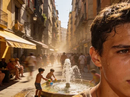 El Raval, bajo presión por el calor extremo y la falta de refugios