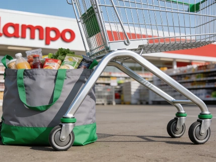 Alcampo presenta un carro de compra de cuatro ruedas Español.News