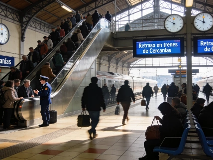 Retrasos y aglomeraciones en Cercanías Madrid por avería en Atocha