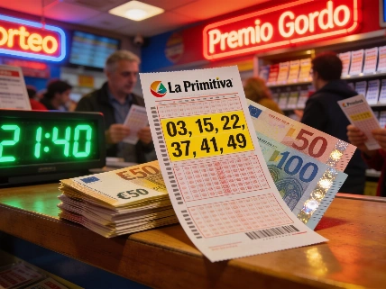 La Primitiva reparte 41 millones y Hacienda retiene el 20% del premio Español.News
