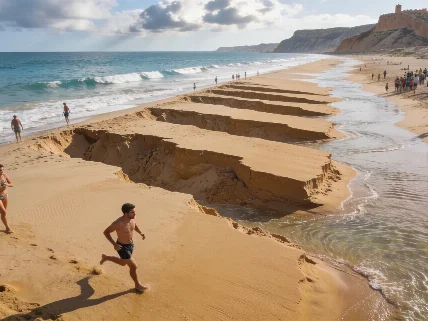 La arena de las playas de Sagunto desaparece tras la primera marejada