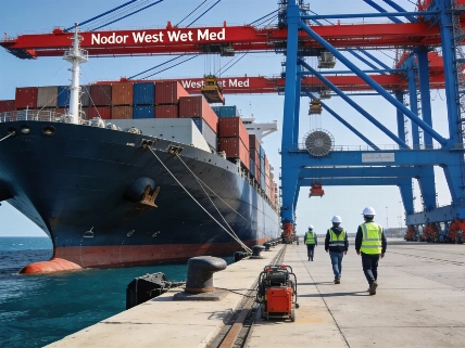Nador West Med desafía a los gigantes portuarios españoles