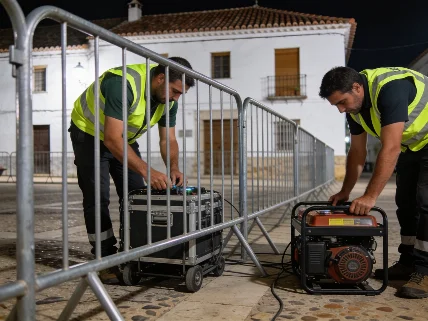 En Fuentes de León adelantan el horario de fuegos artificiales por riesgo de incendio