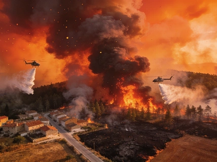 El incendio de Orés arrasa 12.000 hectáreas y fuerza evacuaciones masivas Español.News