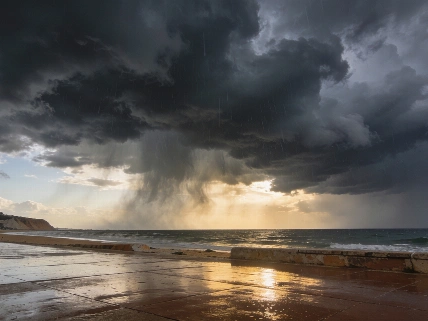 Alerta naranja por lluvias torrenciales y granizo en la Comunitat Valenciana
