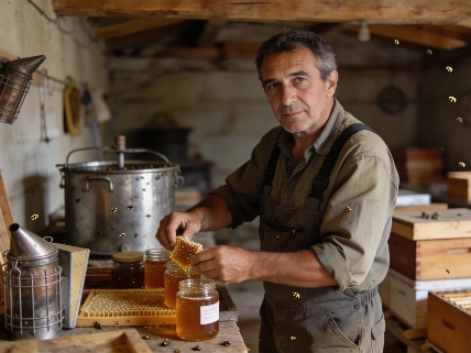 De jefe de obra a apicultor: la apuesta de Fran