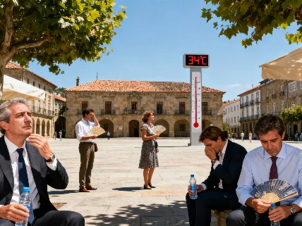 Récords de temperatura y nivel amarillo en Galicia, Cantabria y el valle del Ebro