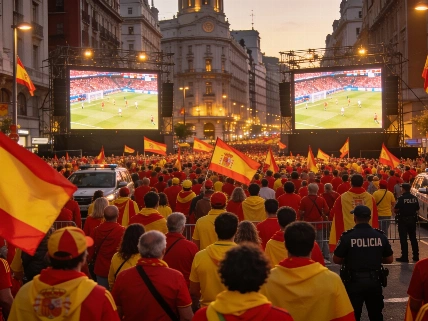 Madrid refuerza medidas y corta calles para la final España-Argentina Español.News