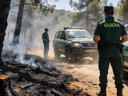 Tres investigados en Castellón por provocar incendios forestales
