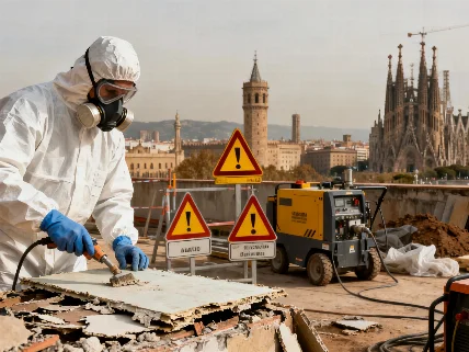 Cataluña aprueba una ley histórica para retirar cuatro millones de toneladas de amianto