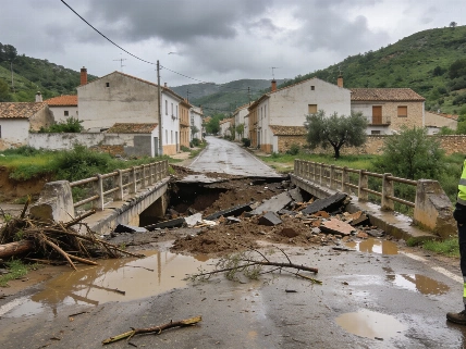 Bejís afronta daños tras una tormenta con 186 l/m² en dos horas Español.News