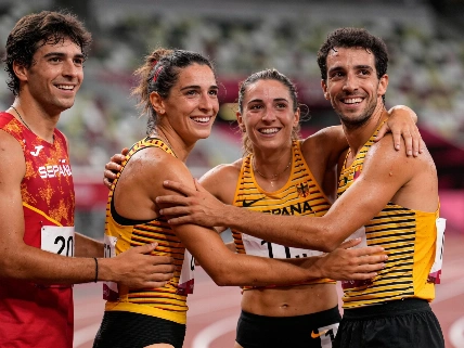 España logra el bronce en el relevo mixto 4x100 en Birmingham Español.News