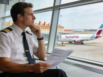 Eurowings pagará hasta 225.000 euros a pilotos que pierdan su licencia