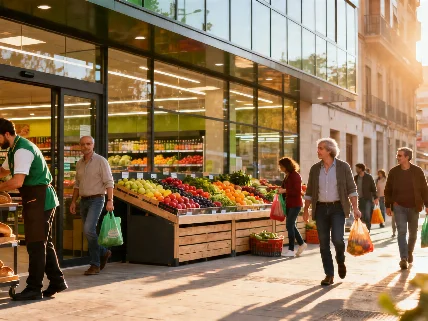 Mercadona estrena en Madrid su mayor centro online con 70 robots y 175 furgonetas ECO