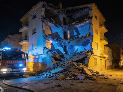Evacuación urgente evita víctimas tras el derrumbe de un edificio en Benetússer Español.News
