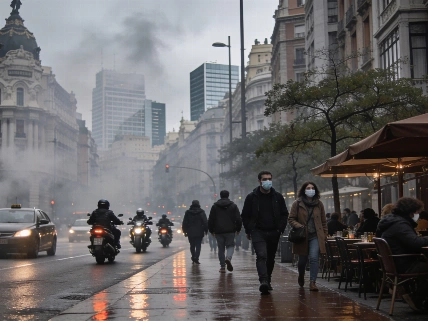Madrid ignora las alertas por contaminación y llena sus calles pese al humo Español.News
