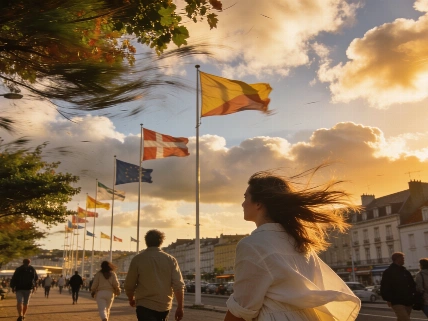 Subida de temperaturas y viento intenso marcarán el miércoles en Cherbourg-Octeville