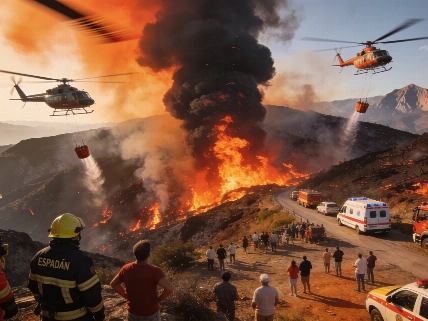 El incendio en La Vall d’Uixó obliga a evacuar 18 municipios y afecta a 75.000 personas Español.News