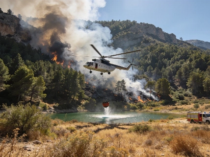 El incendio entre Ávila y Madrid altera el clima y complica su control Español.News