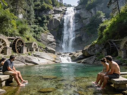 El paraíso fluvial de Barosa: cascada, molinos y baño gratis Español.News