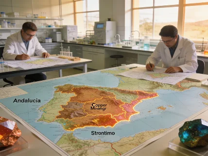 Andalucía presenta su primer mapa de minerales críticos con 365 indicios