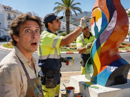 El Ayuntamiento de Mijas condenado a indemnizar a un artista por alterar su escultura
