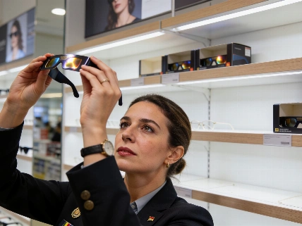 Retiran seis modelos de gafas para eclipse por riesgo ocular en España Español.News