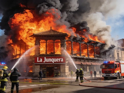 El incendio en Zaragoza alcanza viviendas y obliga a nuevas evacuaciones Español.News