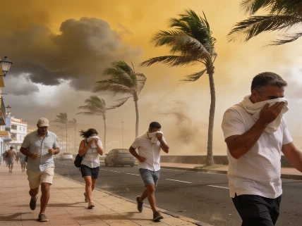Tormentas y calima golpean Canarias: lluvias inminentes y alerta en varias islas Español.News