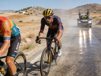 Recorte drástico y calor extremo marcan la etapa clave de La Vuelta en Córdoba