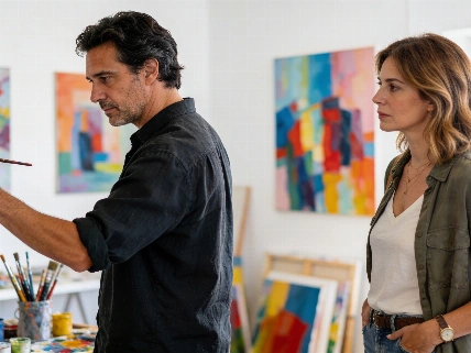 Cayetano Rivera se refugia en el arte tras el conflicto familiar