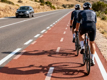 Carriles bici en las carreteras de España