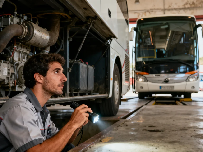 Por qué uno de cada cuatro autobuses en España no pasa la inspección técnica a la primera Español.News
