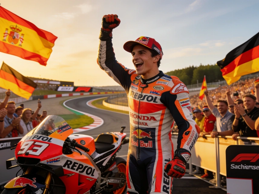 Marc Márquez gana el sprint en Alemania y apunta a cambios para la carrera Español.News
