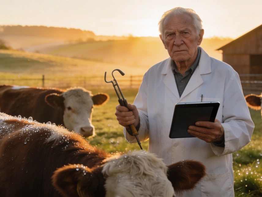 A los 81 años, sigue innovando en la ganadería Español.News