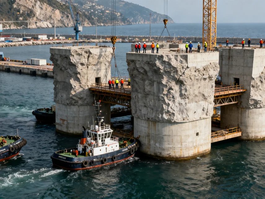 70 megabloques de hormigón y seis kilómetros mar adentro: así Génova desafía a Barcelona y Valencia Español.News